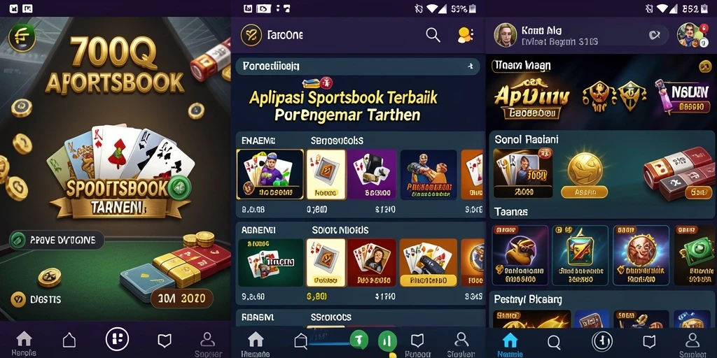 Tampilan menarik dari gameplay Sportsbook di 700Q.