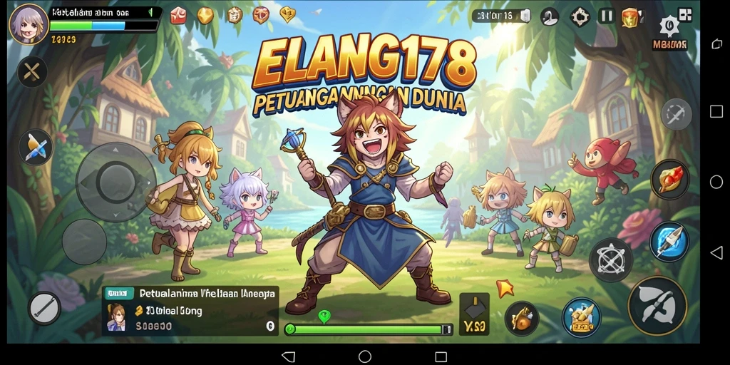 Tangkapan layar mengesankan dari gameplay ELANG178 dengan aksi seru.