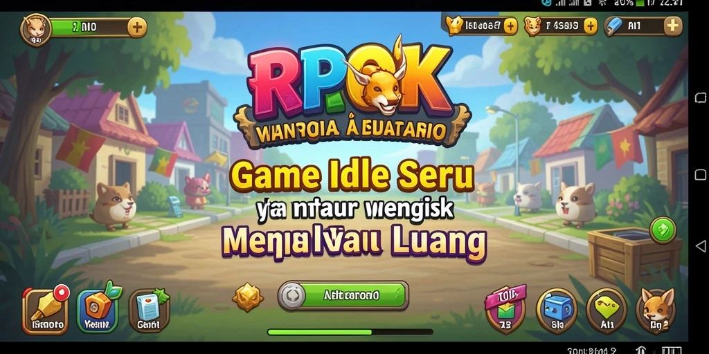 Tampilan screenshot RPOK menampilkan gameplay menarik dan interaktif.