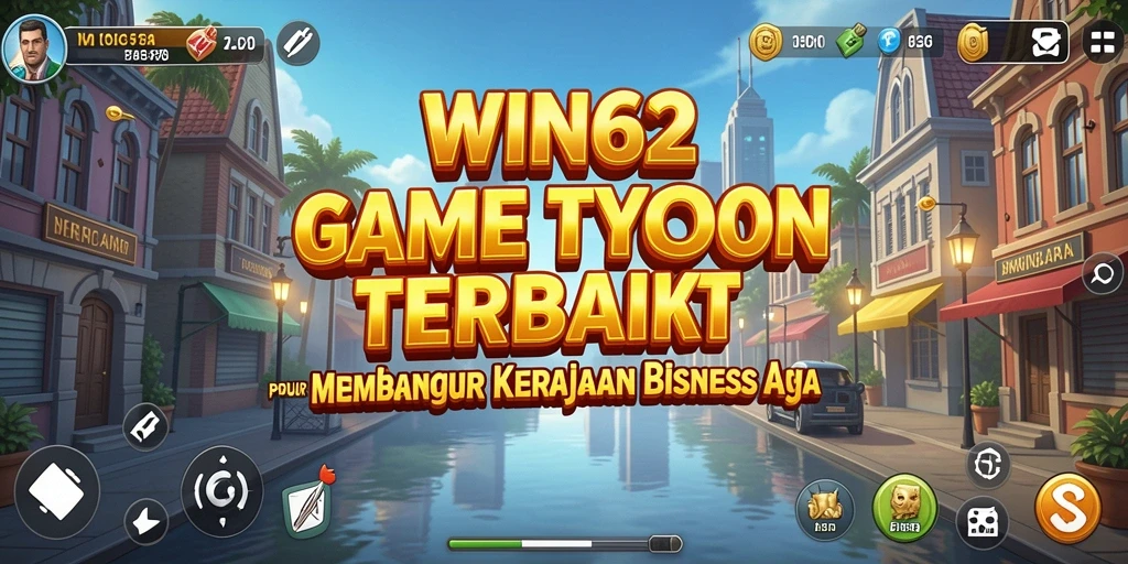 Tampilan gameplay WIN62 yang menarik dengan elemen Tycoon.
